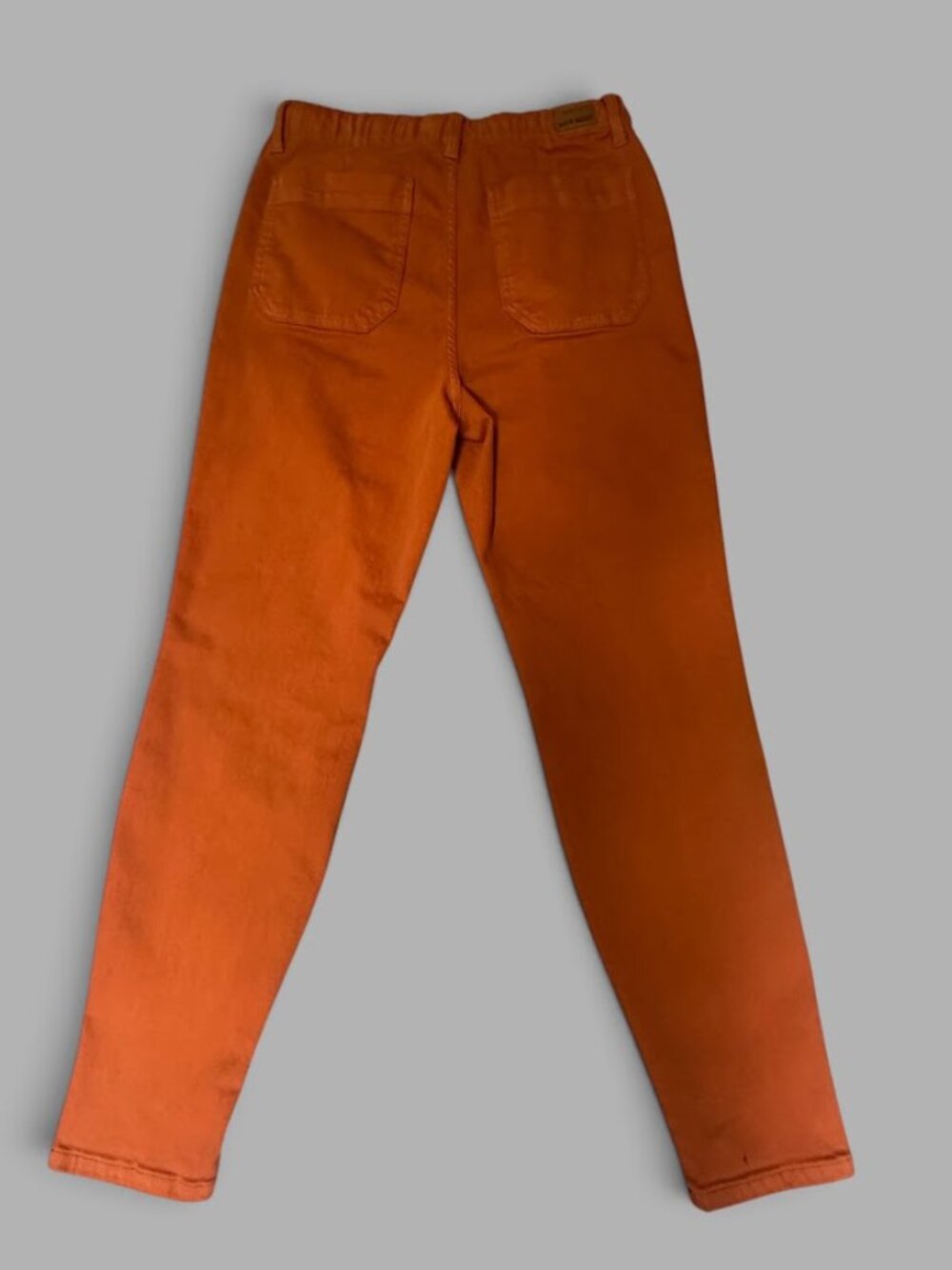 Judy Blue Garment Dyed Auburn Orange Double Cuff Jogger Jeans Size 11/30 - Picture 7 of 14